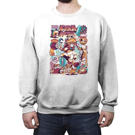 NYANderthal - Crew Neck Sweatshirt Crew Neck Sweatshirt RIPT Apparel