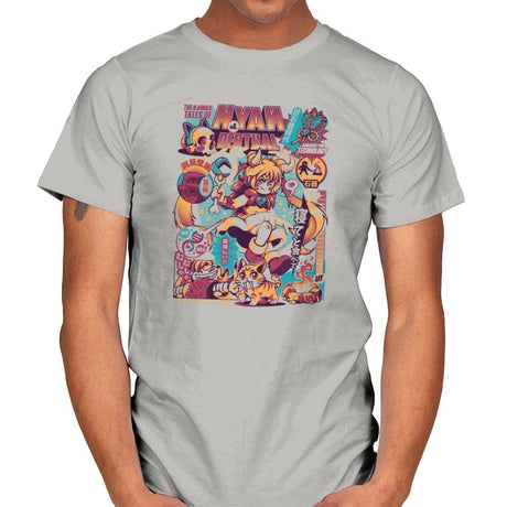NYANderthal - Mens T-Shirts RIPT Apparel Small / Ice Grey