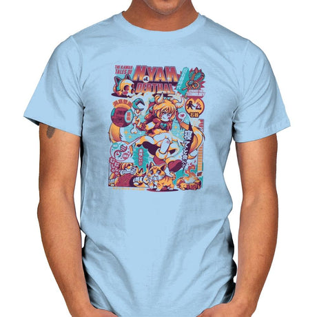 NYANderthal - Mens T-Shirts RIPT Apparel Small / Light Blue