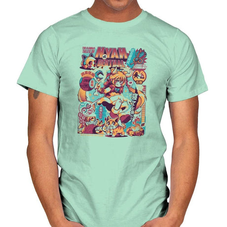 NYANderthal - Mens T-Shirts RIPT Apparel Small / Mint Green