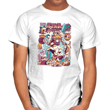 NYANderthal - Mens T-Shirts RIPT Apparel Small / White