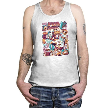 NYANderthal - Tanktop Tanktop RIPT Apparel X-Small / White