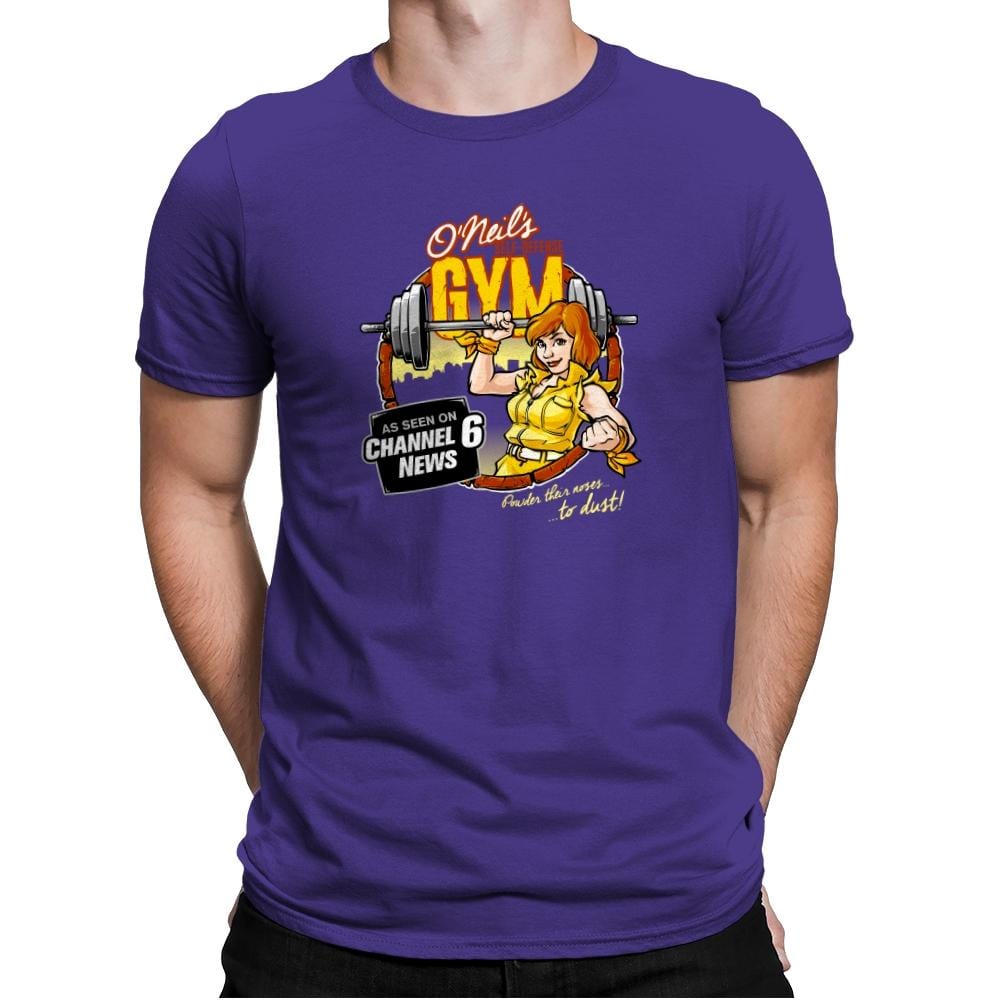 O'Neil's Self Defense Gym Exclusive - Mens Premium T-Shirts RIPT Apparel Small / Purple Rush