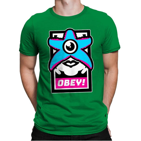 OBEY STARRO! - Best Seller - Mens Premium T-Shirts RIPT Apparel Small / Kelly