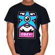 OBEY STARRO! - Best Seller - Mens T-Shirts RIPT Apparel Small / Black