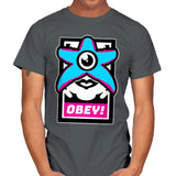 OBEY STARRO! - Best Seller - Mens T-Shirts RIPT Apparel Small / Charcoal