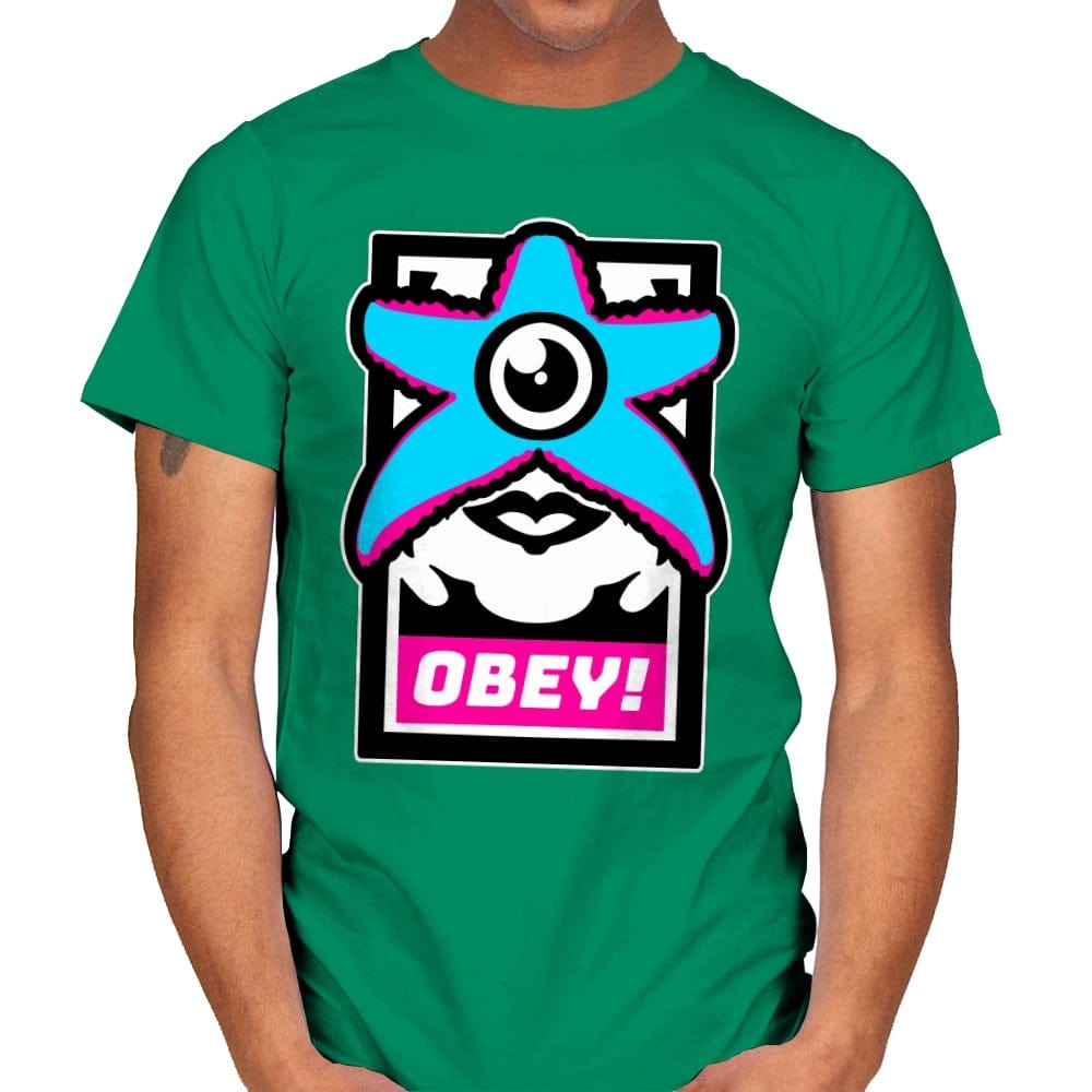 OBEY STARRO! - Best Seller - Mens T-Shirts RIPT Apparel Small / Kelly