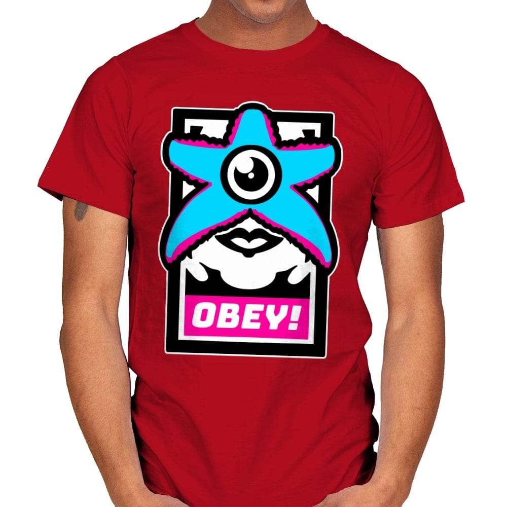 OBEY STARRO! - Best Seller - Mens T-Shirts RIPT Apparel Small / Red