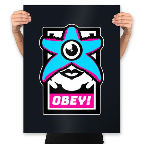 OBEY STARRO! - Best Seller - Prints Posters RIPT Apparel 18x24 / Black