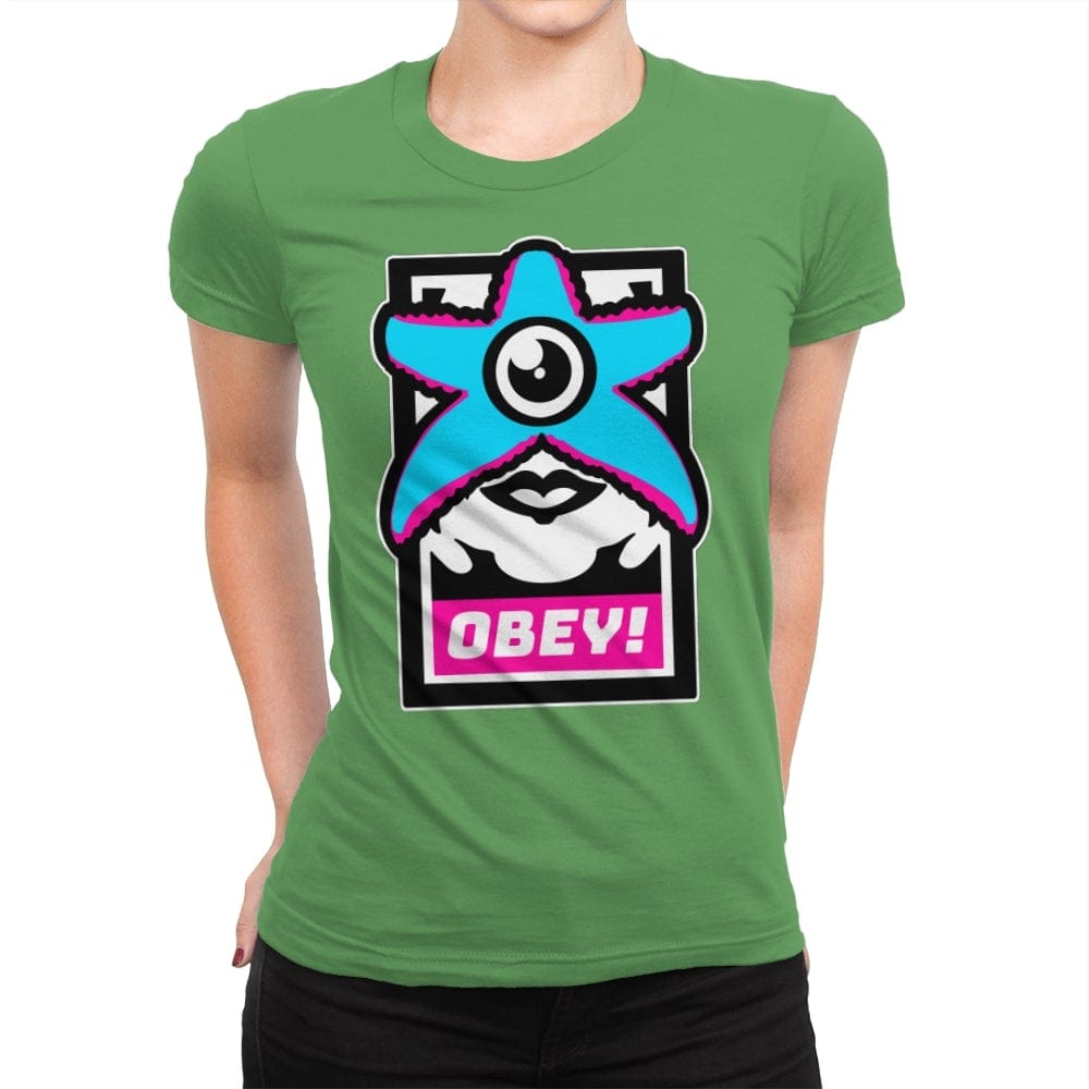 OBEY STARRO! - Best Seller - Womens Premium T-Shirts RIPT Apparel Small / Kelly