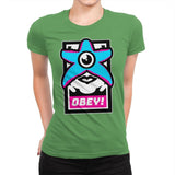 OBEY STARRO! - Best Seller - Womens Premium T-Shirts RIPT Apparel Small / Kelly