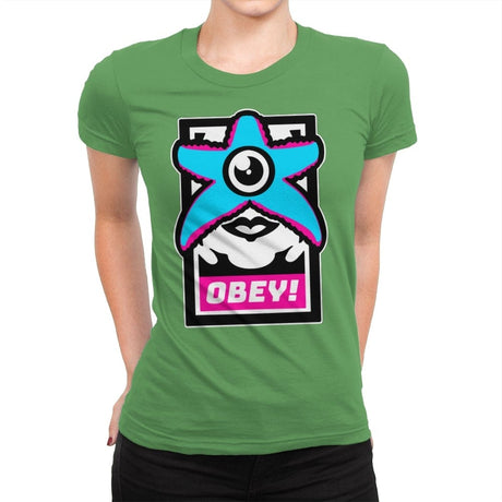 OBEY STARRO! - Best Seller - Womens Premium T-Shirts RIPT Apparel Small / Kelly