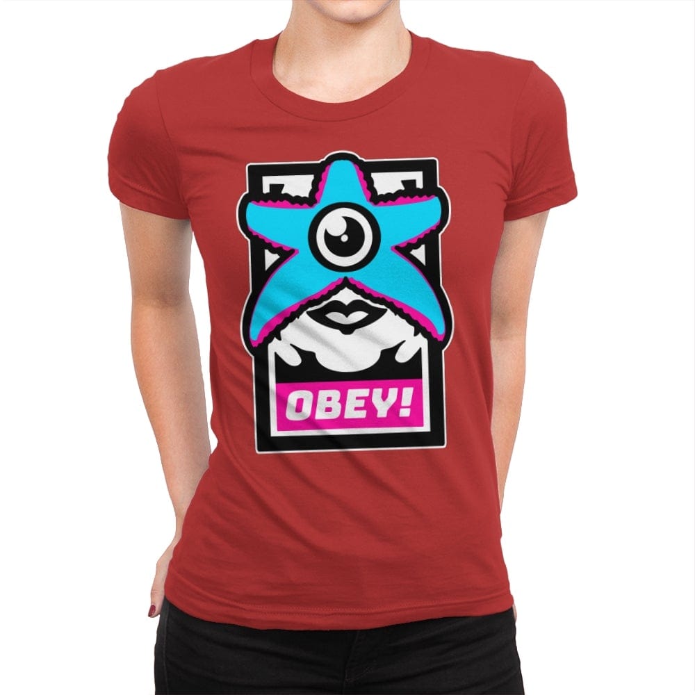 OBEY STARRO! - Best Seller - Womens Premium T-Shirts RIPT Apparel Small / Red