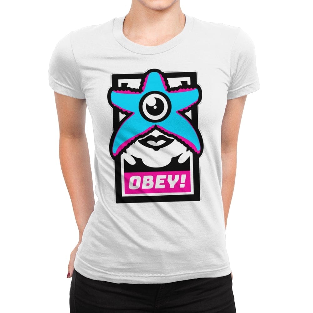 OBEY STARRO! - Best Seller - Womens Premium T-Shirts RIPT Apparel Small / White
