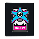 OBEY STARRO! - Canvas Wraps Canvas Wraps RIPT Apparel 16x20 / Black