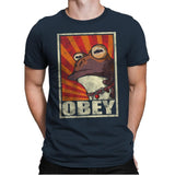 Obey The Hypnotoad! - Best Seller - Mens Premium T-Shirts RIPT Apparel Small / Indigo