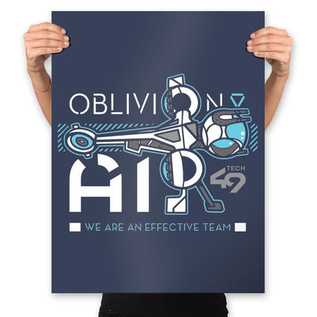 Oblivion Air - Prints Posters RIPT Apparel 18x24 / Navy