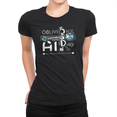 Oblivion Air - Womens Premium T-Shirts RIPT Apparel Small / Black