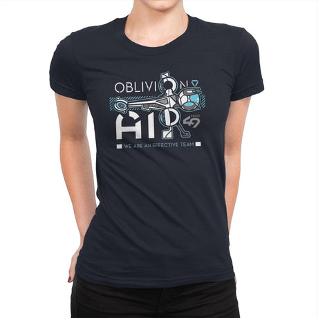 Oblivion Air - Womens Premium T-Shirts RIPT Apparel Small / Midnight Navy