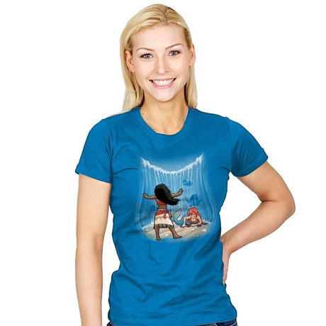 Ocean´s things - Womens T-Shirts RIPT Apparel Small / Turquoise