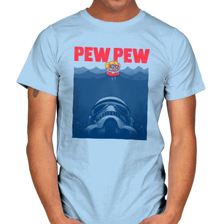 Ocean Wars - Mens T-Shirts RIPT Apparel Small / Light Blue