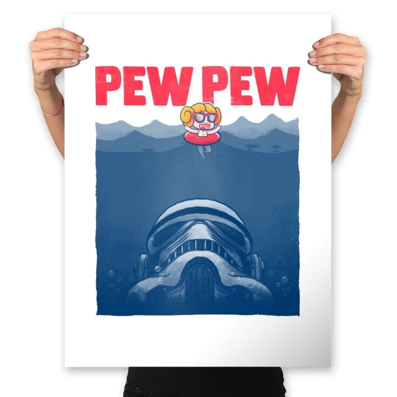 Ocean Wars - Prints Posters RIPT Apparel 18x24 / White