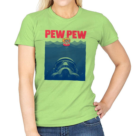 Ocean Wars - Womens T-Shirts RIPT Apparel Small / Mint Green
