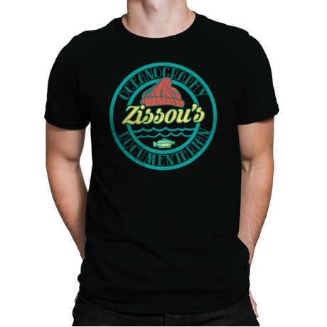 Oceanography & Documentarian  - Mens Premium T-Shirts RIPT Apparel Small / Black
