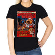 Octo-cat Santa - Womens T-Shirts RIPT Apparel Small / Black