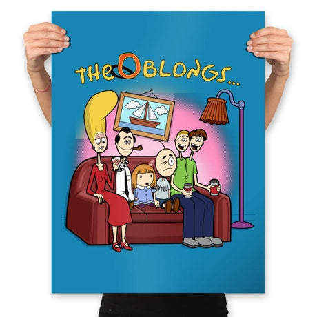 Odd Couch Gag - Prints Posters RIPT Apparel 18x24 / Sapphire