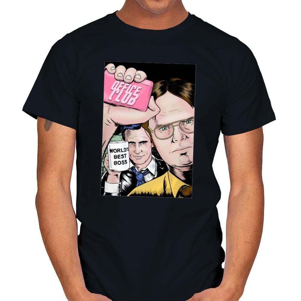 Office Club - Mens T-Shirts RIPT Apparel Small / Black