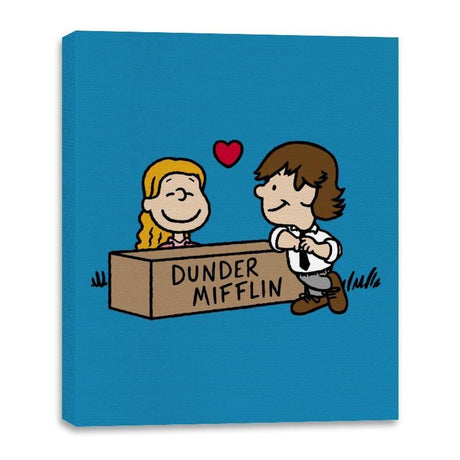 Office Love! - Canvas Wraps Canvas Wraps RIPT Apparel 16x20 / Sapphire