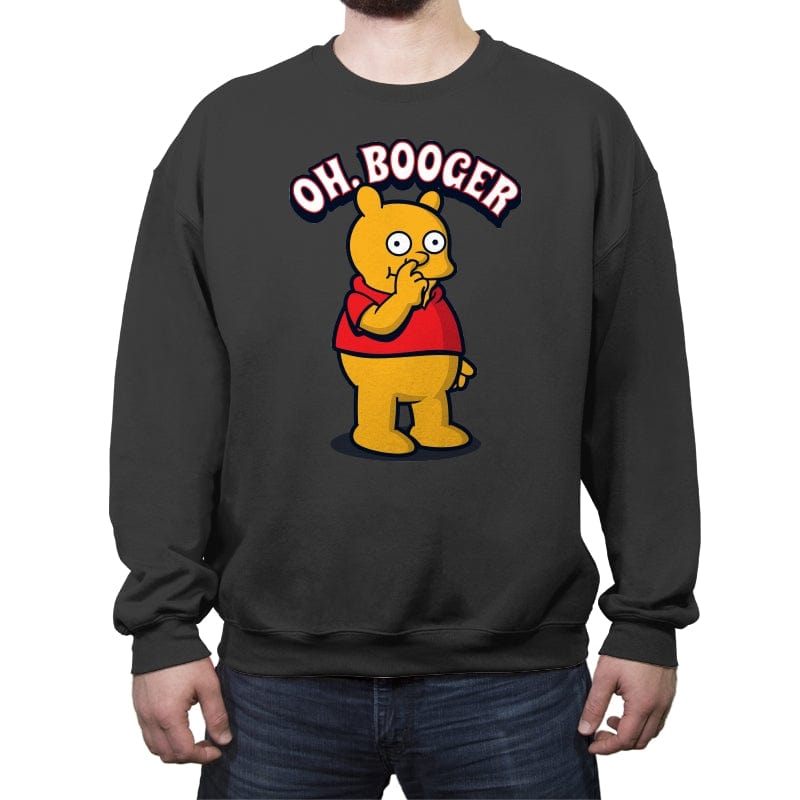 Oh, Booger - Crew Neck Sweatshirt Crew Neck Sweatshirt RIPT Apparel Small / Charcoal