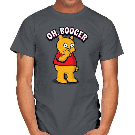 Oh, Booger - Mens T-Shirts RIPT Apparel Small / Charcoal