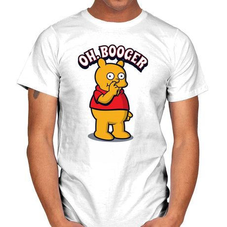 Oh, Booger - Mens T-Shirts RIPT Apparel Small / White