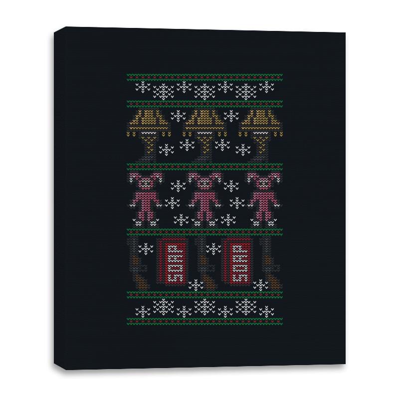 Oh, Fudge Sweater - Canvas Wraps Canvas Wraps RIPT Apparel 16x20 / Black