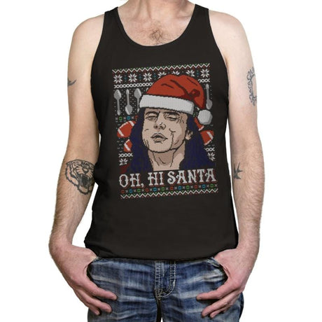 Oh Hi Santa - Ugly Holiday - Tanktop Tanktop RIPT Apparel