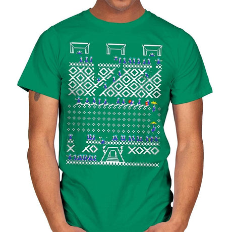 Oh No! Its Christmas! - Ugly Holiday - Mens T-Shirts RIPT Apparel Small / Kelly Green