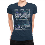 Oh No! Its Christmas! - Ugly Holiday - Womens Premium T-Shirts RIPT Apparel Small / Midnight Navy