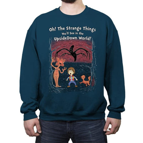 Oh! The Strange Things You'll See! - Crew Neck Sweatshirt Crew Neck Sweatshirt RIPT Apparel