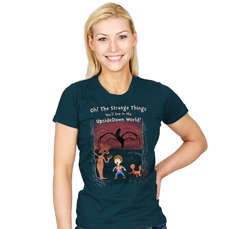 Oh! The Strange Things You'll See! - Womens T-Shirts RIPT Apparel