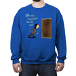 Oh, the timelines you'll go! - Crew Neck Sweatshirt Crew Neck Sweatshirt RIPT Apparel Small / Royal