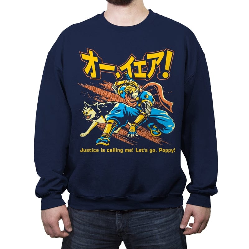 Oh Yeah! - Crew Neck Sweatshirt Crew Neck Sweatshirt RIPT Apparel Small / Navy