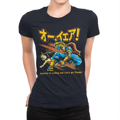 Oh Yeah! - Womens Premium T-Shirts RIPT Apparel Small / Midnight Navy