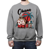 Ohana - Crew Neck Sweatshirt Crew Neck Sweatshirt RIPT Apparel