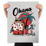 Ohana - Prints Posters RIPT Apparel 18x24 / Silver