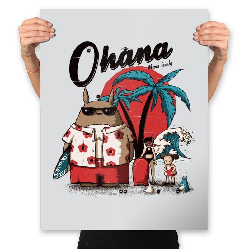 Ohana - Prints Posters RIPT Apparel 18x24 / Silver