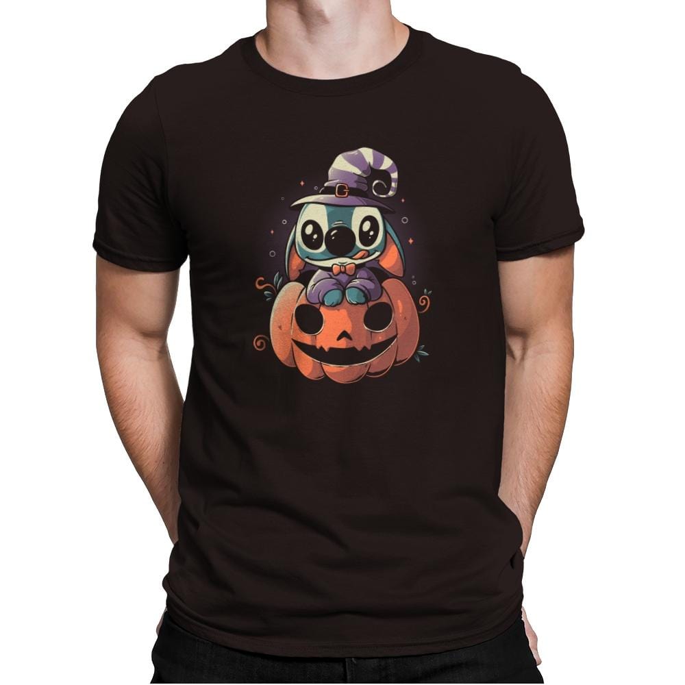 Ohana Pumpkin - Anytime - Mens Premium T-Shirts RIPT Apparel Small / Dark Chocolate