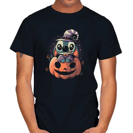 Ohana Pumpkin - Anytime - Mens T-Shirts RIPT Apparel Small / Black