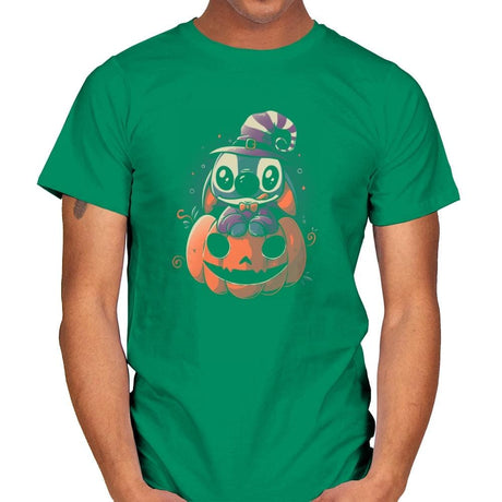 Ohana Pumpkin - Anytime - Mens T-Shirts RIPT Apparel Small / Kelly Green